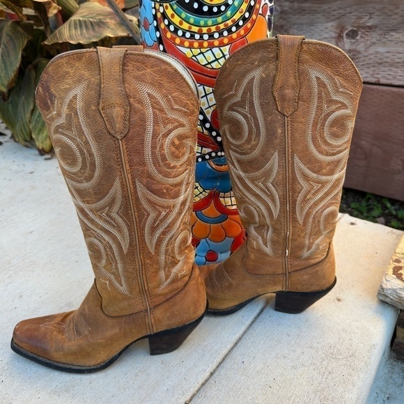 Women's Durango Crush Jealousy Brown 13" Western Boots - Picture 1 of 9
